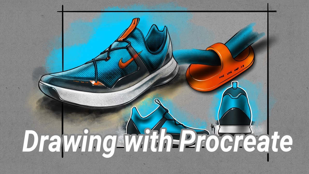How to draw and render a shoe on iPad