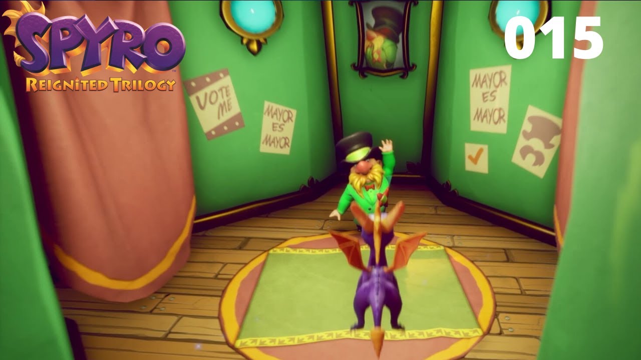 Spyro Ripto's Rage Walkthrough Deutsch Part #15, Metrostrecke 100 % mit Trophäe