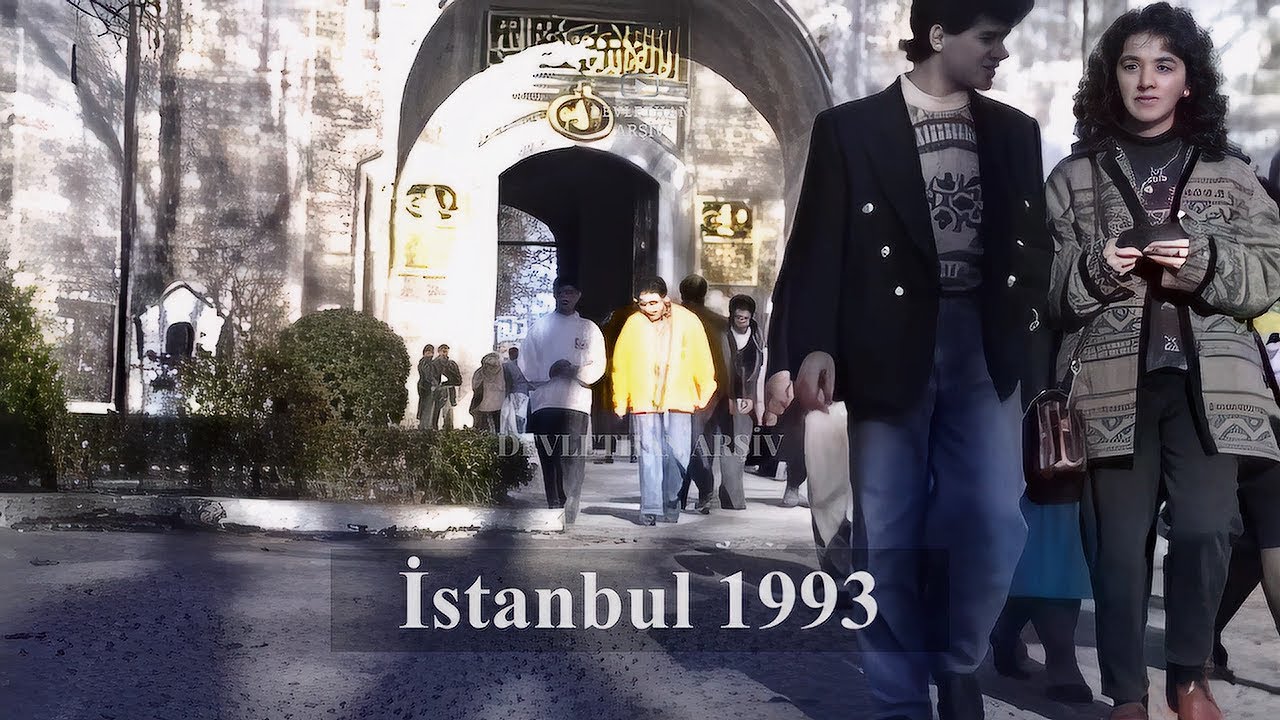1993 Yılı İstanbul'un Cadde ve Sokaklarından Görüntüler | #eskiistanbul