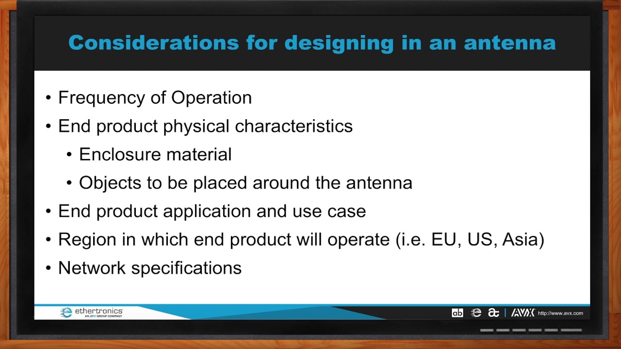 AVX Antennas -- Mouser Electronics and AVX