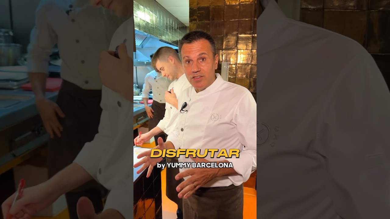 Disfrutar 🥂, mejor restaurante del mundo 🌍🏆. Con 3 estrellas Michelin ⭐⭐⭐. #comida #foodie #food