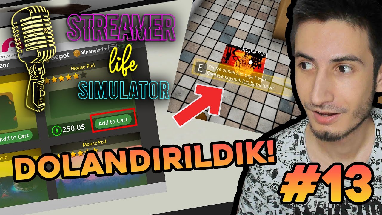 KARGODAN FARKLI ÜRÜN ÇIKTI! (DOLANDIRILDIK) - Streamer Life Simulator [Türkçe] #13