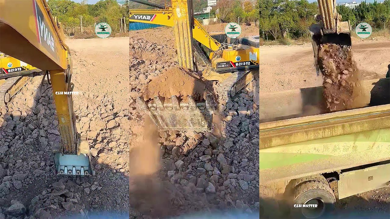 The Process Of Soil Excavation And Transportation P1417