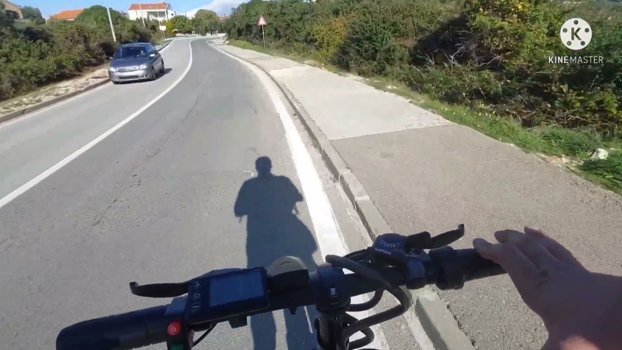 Testing ADO A20 uphill, with 105kg driver (Zadar, Dracevac)