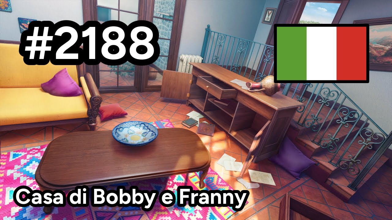 #2188 🇮🇹 (📕9-📄43-3) - Casa di Bobby e Franny - June's Journey