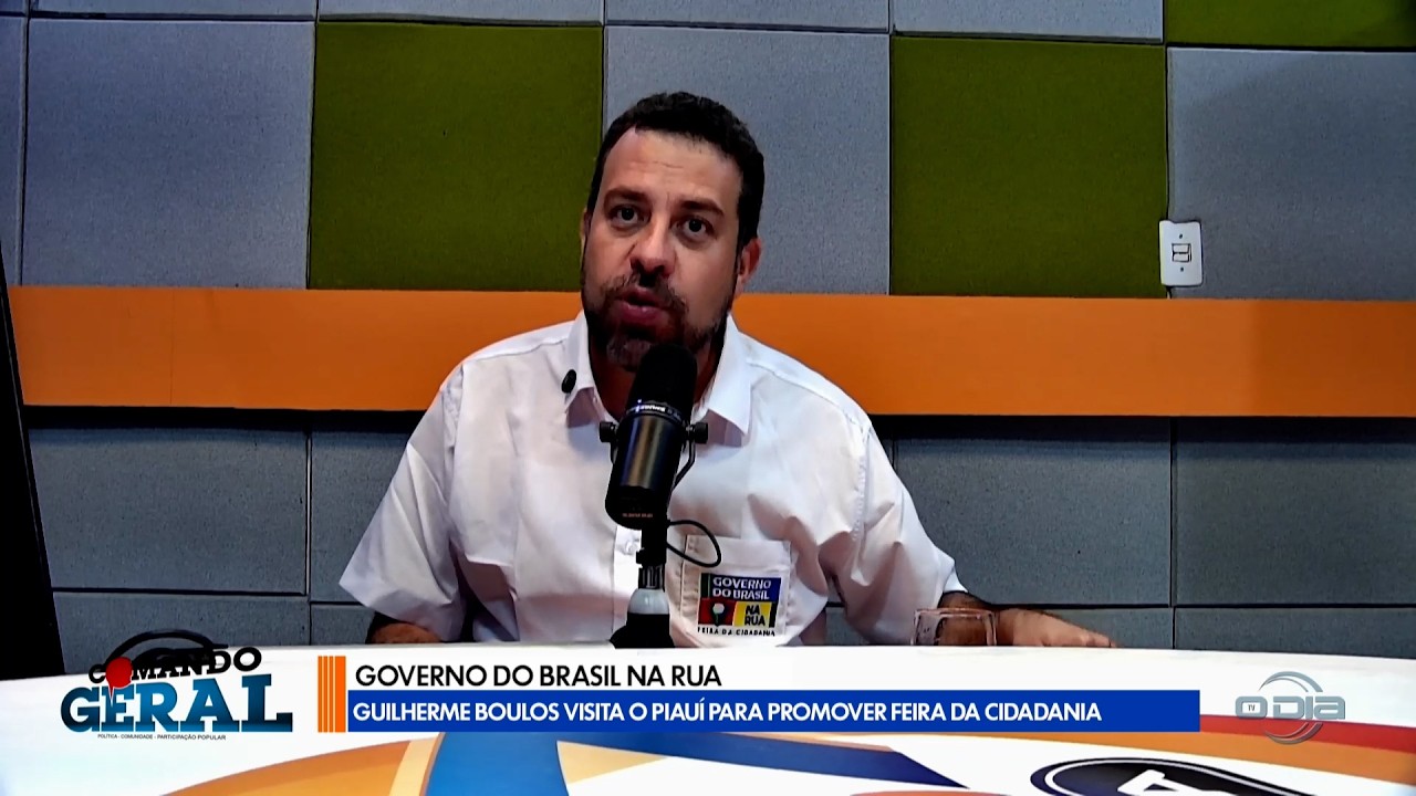 Guilherme Boulos visita o Piauí para promover feira da cidadania 06 03 2026