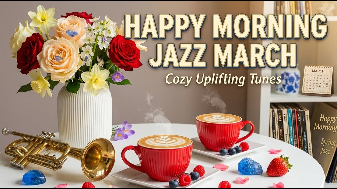 Happy Jazz Music ☕ Bossa Nova Coffee Vibes for Good Mood, Study Focus and Relaxing Morning