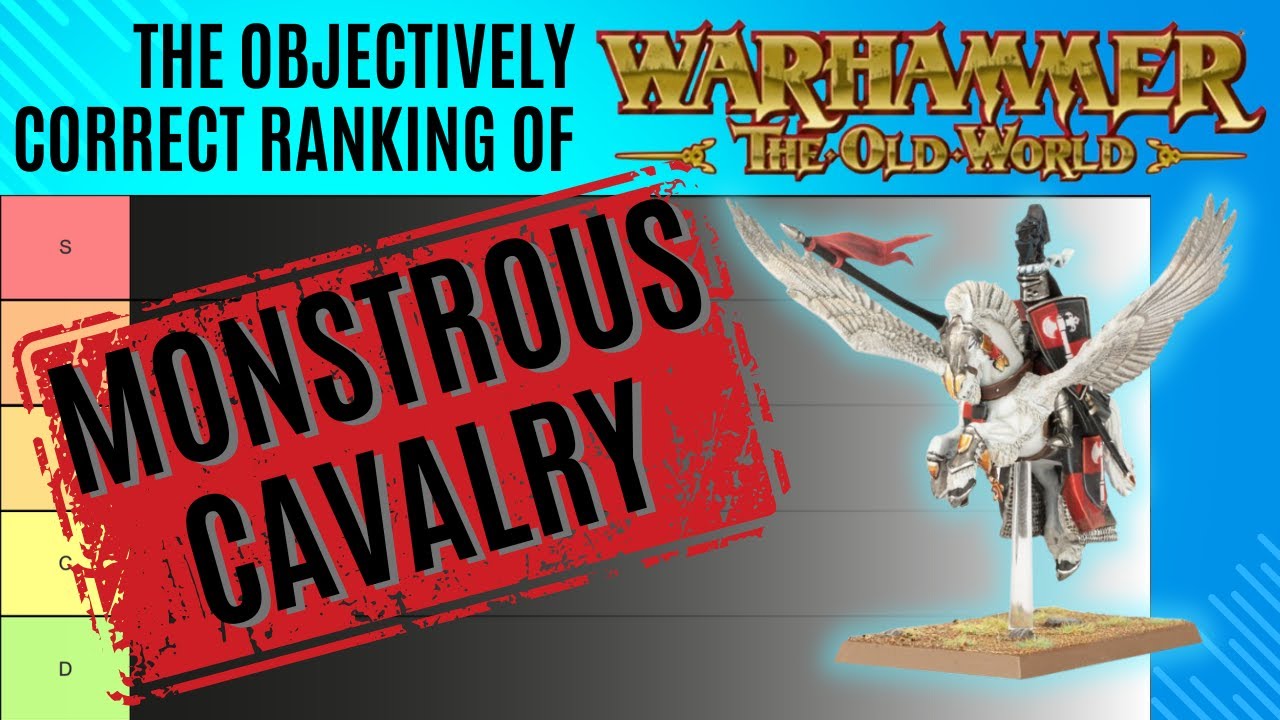 🔴 Ranking the BEST and WORST Monstrous Cavalry! 🔴