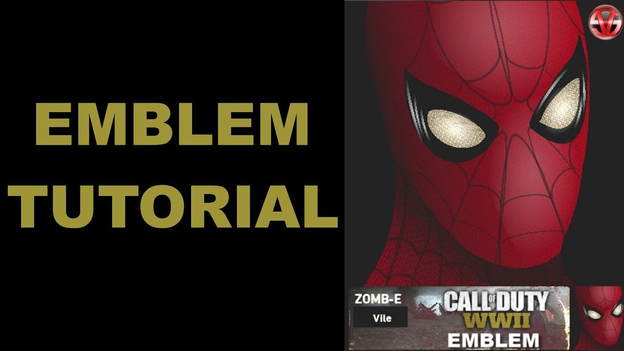 Spider-Man - Call of Duty WWII EMBLEM TUTORIAL
