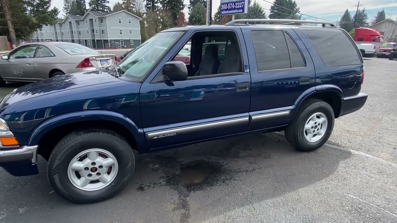 2000 Chevrolet Blazer LS 4x4 1 owner 115,000 miles (For Sale)@hallmotorsllc5155