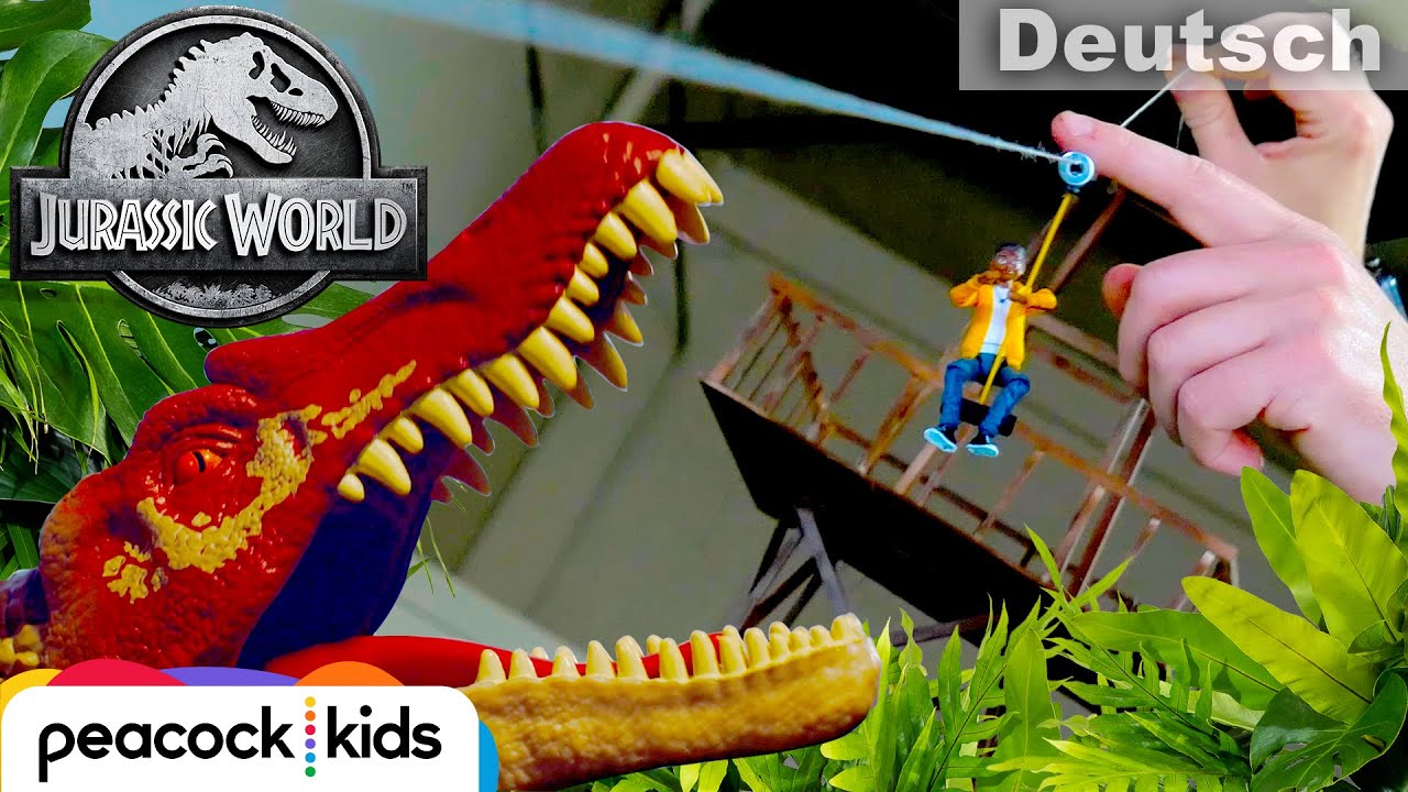 Baue eine Mini-Zipline! | JURASSIC WORLD: CAMP CRETACEOUS