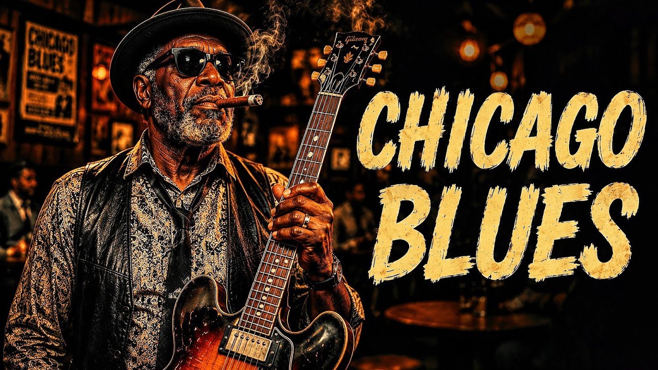Noir Blues Society - Slow Chicago Blues Guitar & Smooth Jazz for Deep Late Night Relaxation