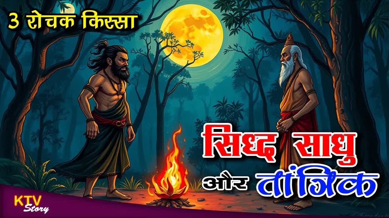 KTV455 सिद्ध साधू और तांत्रिक, हिंदी कहानी, SIDDHA SADHU AUR TANTRIK, MORAL STORY, KTVStory