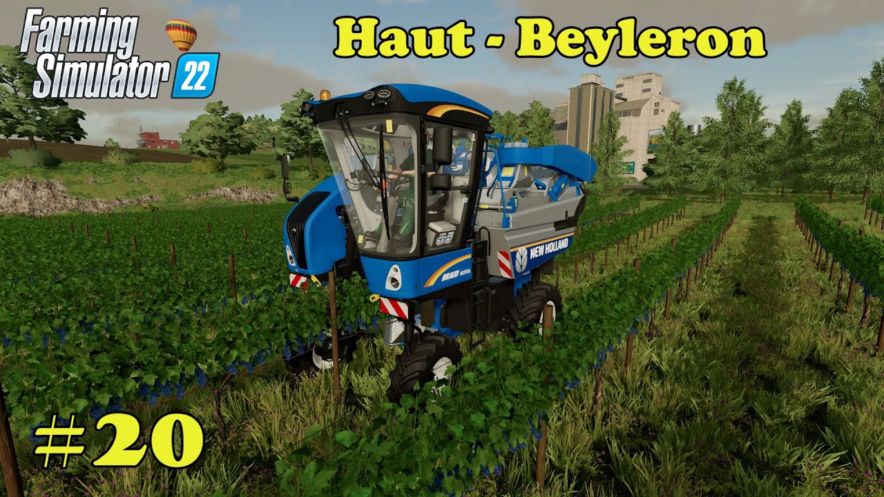 NASTAL ČAS SKLIZNĚ VÍNA | Haut-Beyleron | Farming Simulator 22 | CZ/SK #20