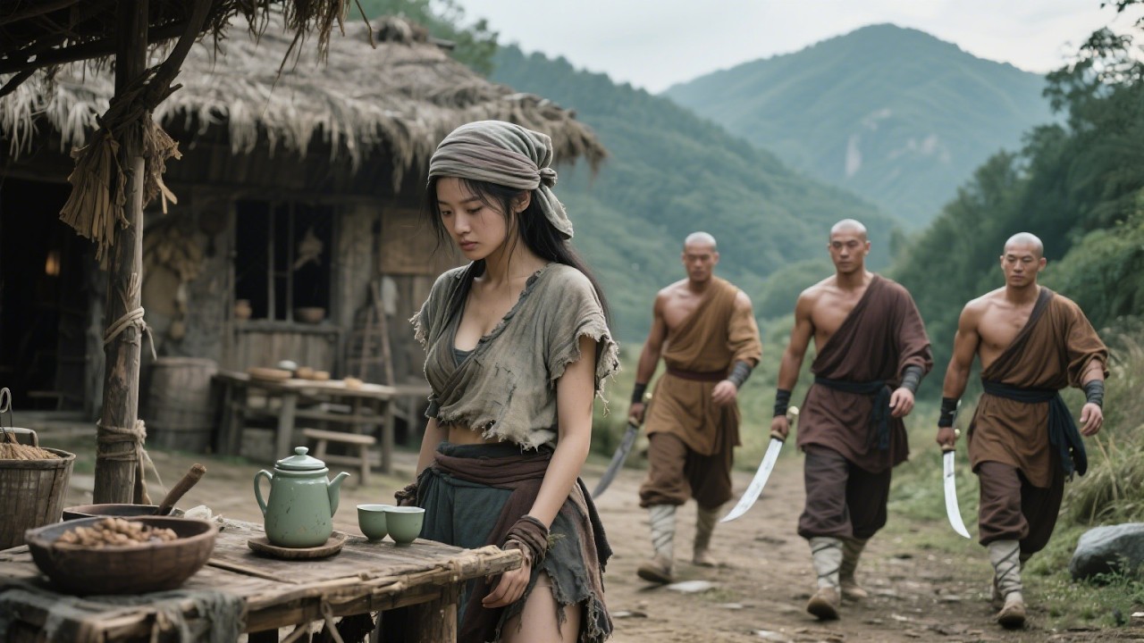 山野農婦竟是聞名江湖頂級殺手，三招拿下少林武僧丨Kungfu丨2025丨Donnie丨功夫丨動作#武俠 #辛芷蕾  #熱門 #movie #中國電視劇#许凯#赵丽颖#白鹿#景甜