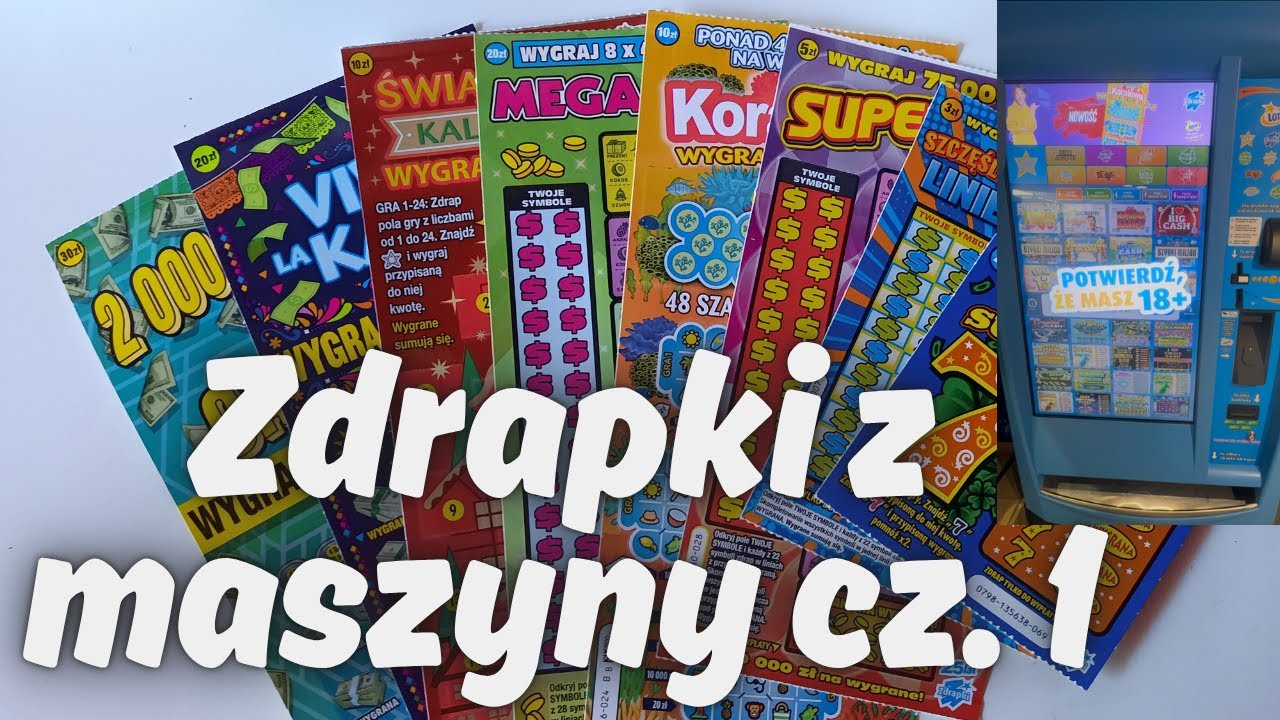 Zdrapki Lotto👉ZDRAPKI ZA 100 ZŁ🤩SPORY MIX🥳TEST AUTOMATU CZĘŚĆ 1🥳🥳🥳