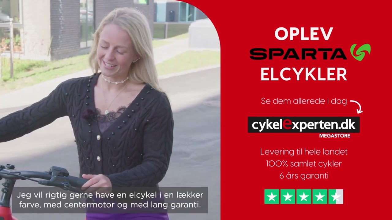 Sparta elcykler hos Cykelexperten.dk