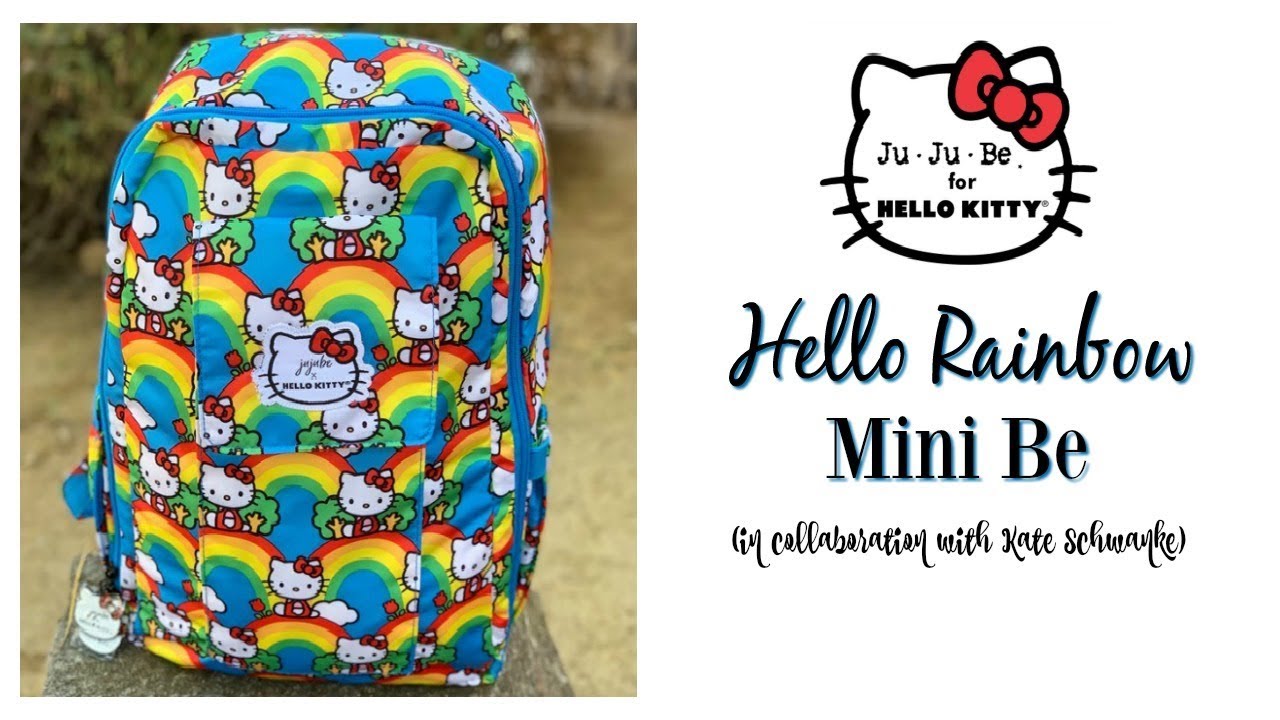 JuJuBe x Hello Kitty Review/Packing Video | Hello Rainbow Mini Be | Collab with Kate Schwanke