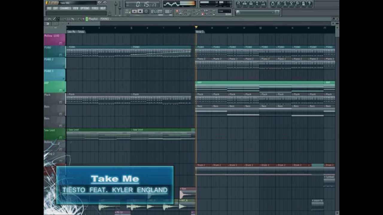 (FL Studio) EDM Project TI&Euml;STO STYLE 