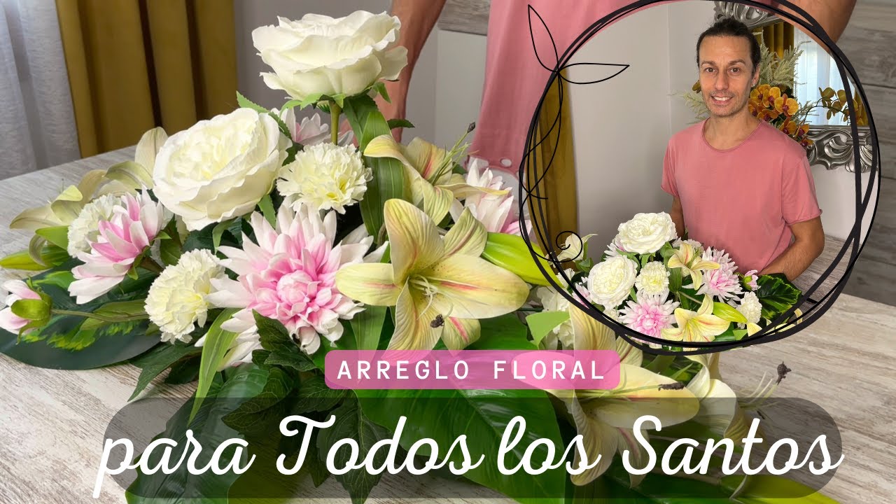 ARREGLO FLORAL ARTIFICIAL PARA TODOS LOS SANTOS / ORJO'S HOME