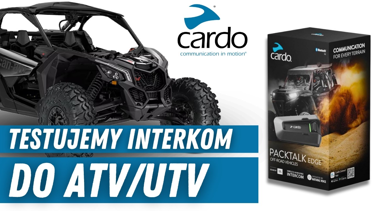 INTERKOM CARDO PACKTALK EDGE - Recenzja oraz Test w Terenie! Najlepszy na Offroad?