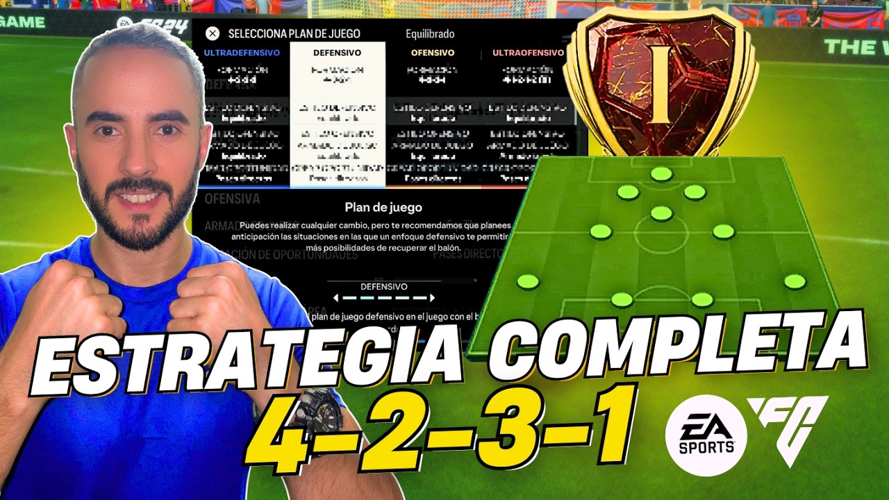 La Formación 4231 Para Atacar, Presionar y 532 Para Defender! Tácticas COMPLETAS en EAFC 24!