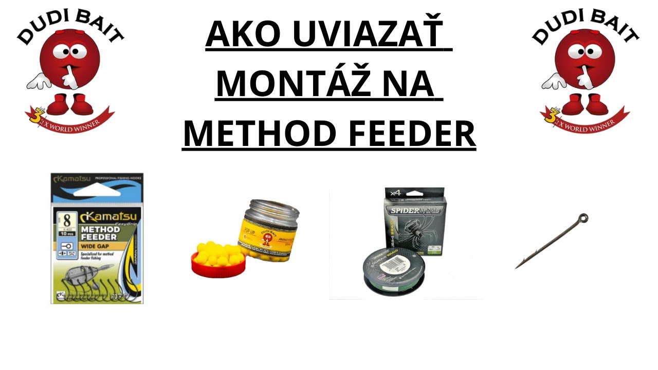 Nádväzec na method feeder - Dudi Bait #návody