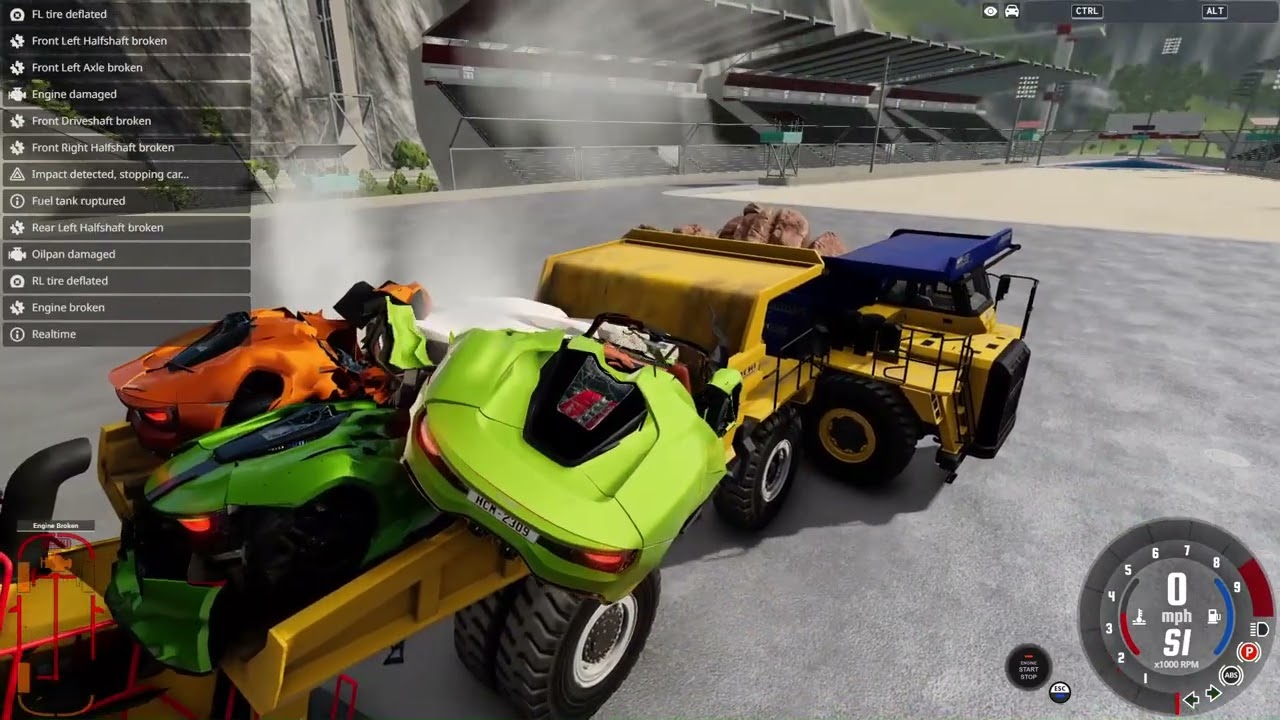 Ski Jump but with cars challenge