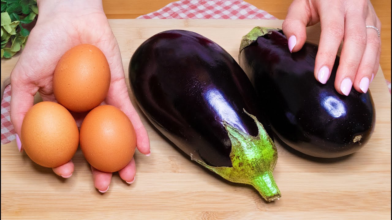 Die 3 besten Auberginenrezepte! Fügen Sie einfach Eier zu Auberginen hinzu! ASMR