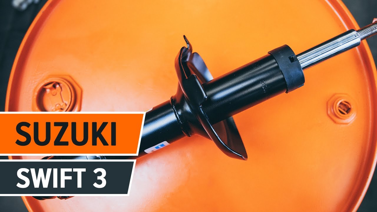 Come sostituire ammortizzatori su SUZUKI SWIFT 3 [TUTORIAL AUTODOC]