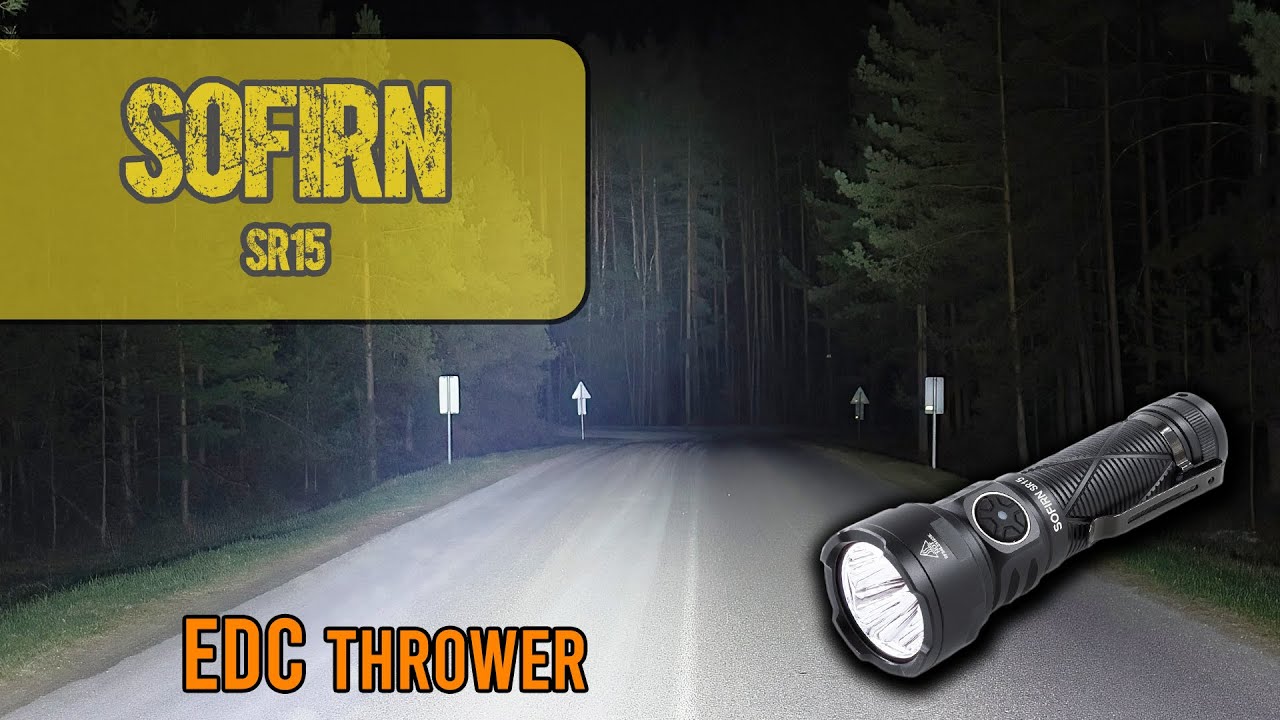 🔦 Sofirn SR15 Review – Compact Long-Range Flashlight with Magnetic Tailcap & Regulated Output!