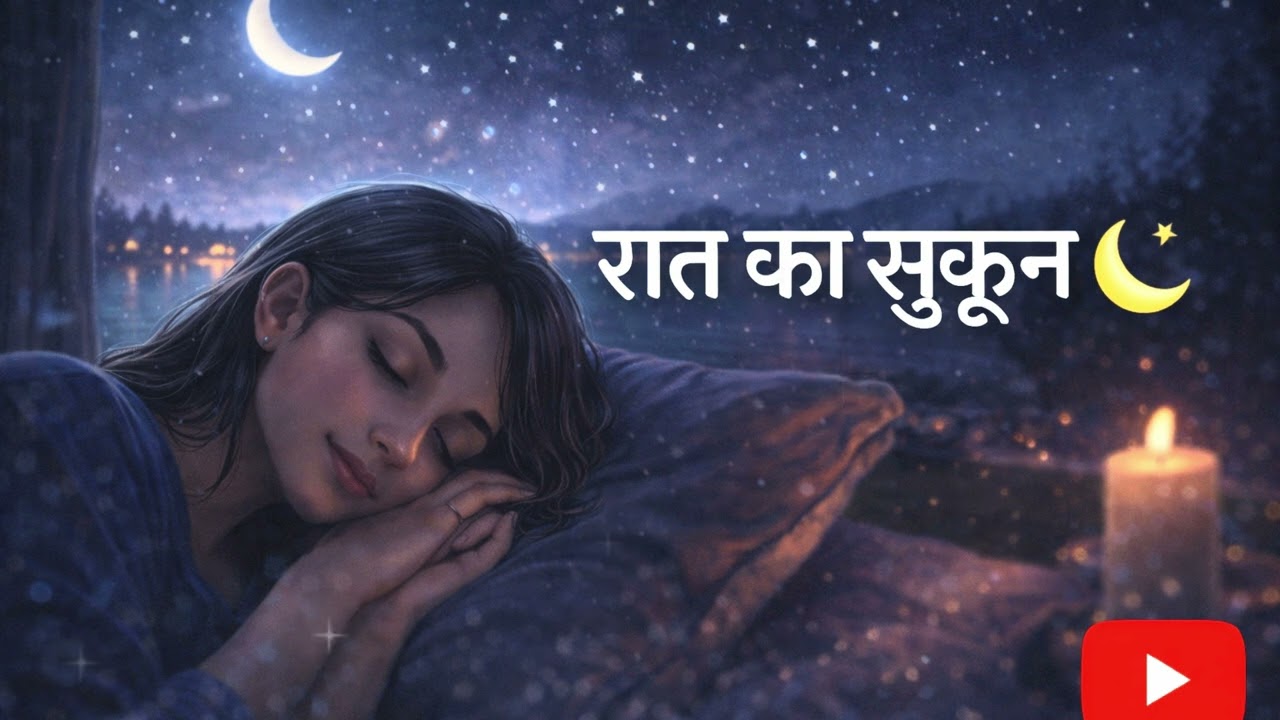 रात का सुकून 🌙 | Night Mind Relaxing Song | Peaceful Sleep Music