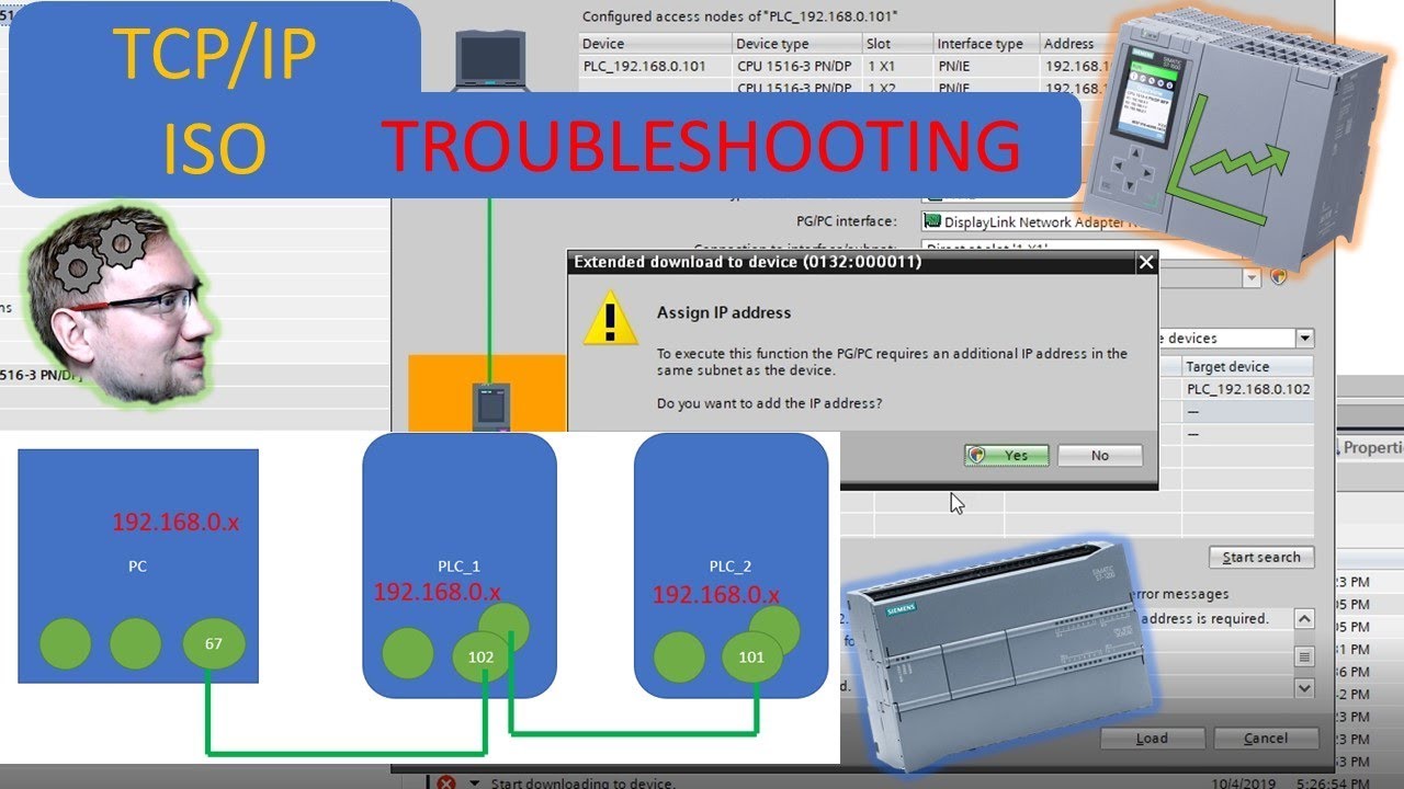 Портал TIA: Почему я не могу получить доступ к своему ПЛК?! Основы PROFINET!