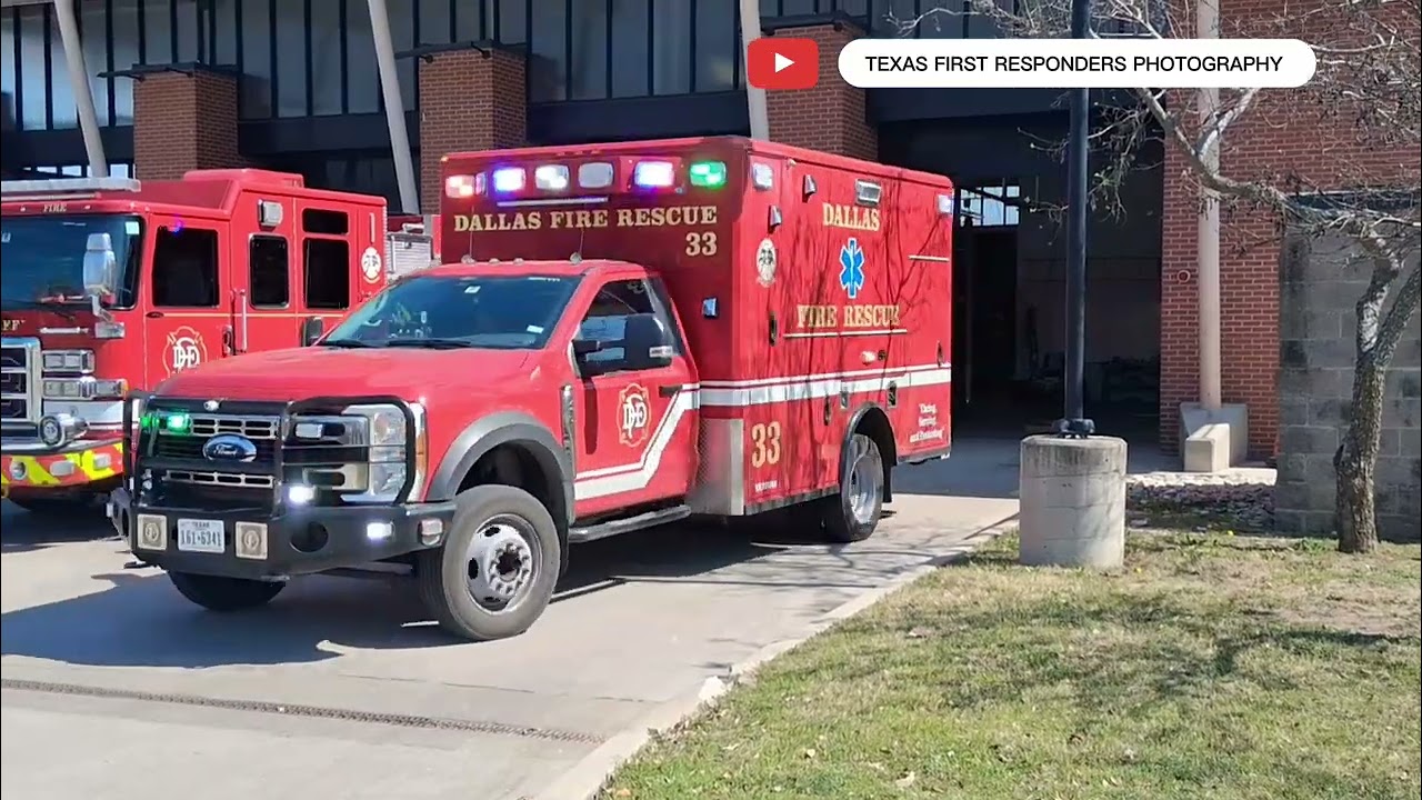 Dallas Fire Rescue 33 Responding 