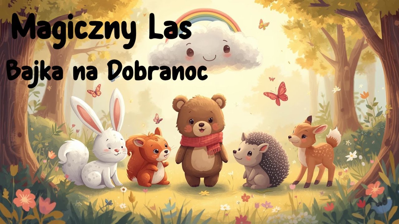 Magiczny Las i Przyjaciele z Chmurki | 40-Min Bajka na Dobranoc dla Dzieci