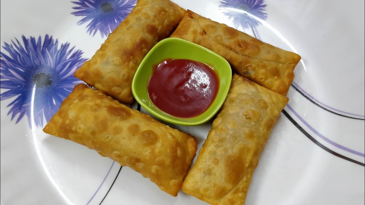 Veg Pockets | Easy Snacks Recipes | Snacks Recipe | Veg Roll