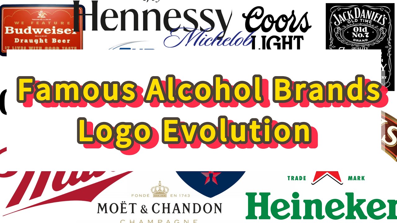 Alcohol Brands Logo Evolution