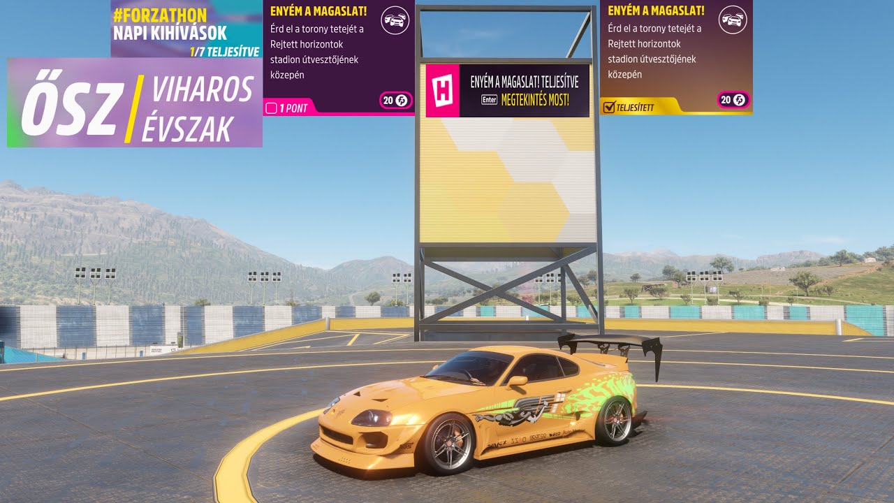 Forza Horizon 5 I Have the High Ground! - Reach the top of the tower at the centre of the Hidden