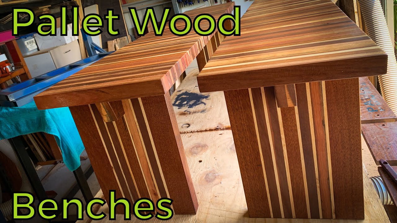 Pallet Wood Benches - How I make it