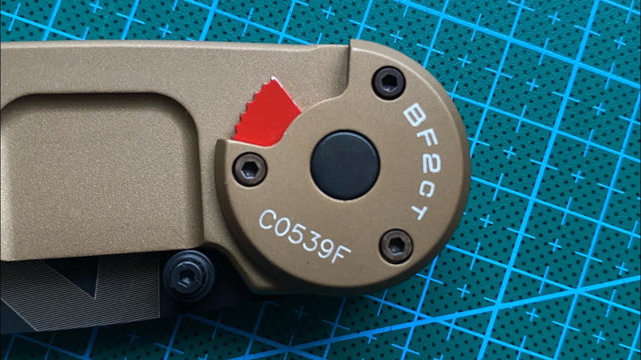 Démontage du verrou de liner lock Extrema Ratio BF2CT (tuto additionnel)