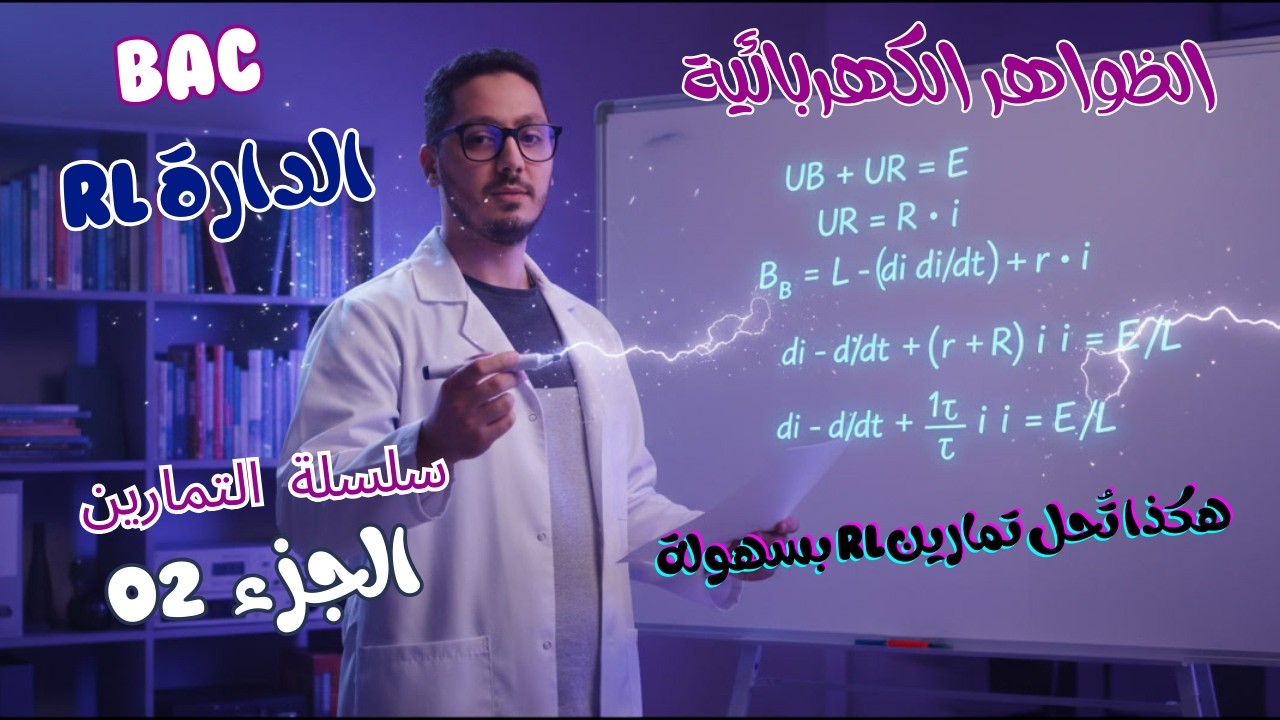 حل تمارين صعيبة في الدارة RL خطوة بخطوة | الجزء الثاني | باكالوريا