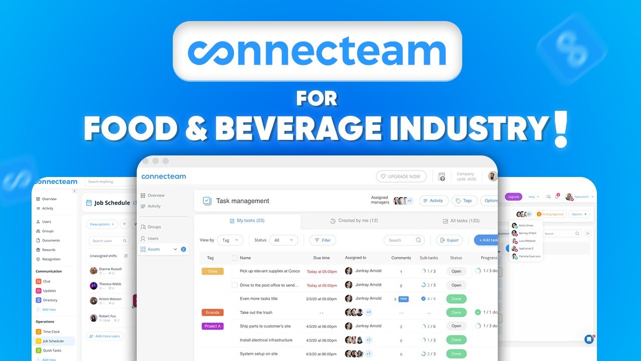 Connecteam - Best Employee Management Software for Food & Beverage Industry in 2026!