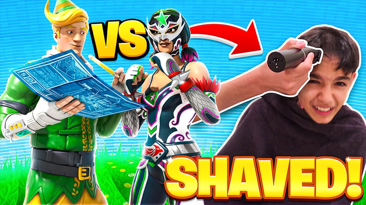 If I Lose This 1v1 Battle In Fortnite, I Have To Shave My Head Bald!
