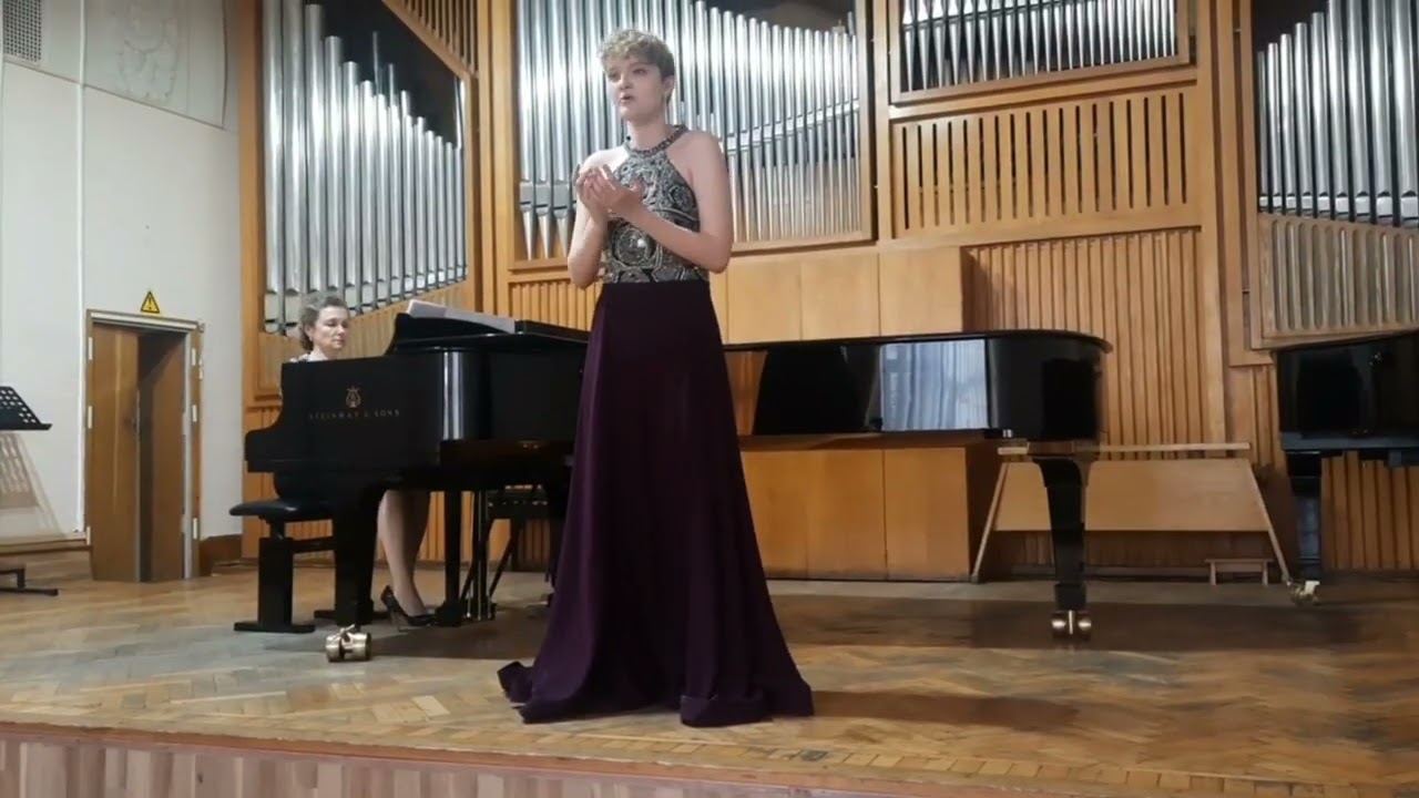 Госэкзамен в АМУ , The soul flew silently to the Heaven,Tchaikovsky,  Evdokia Onuchina  19 y.o