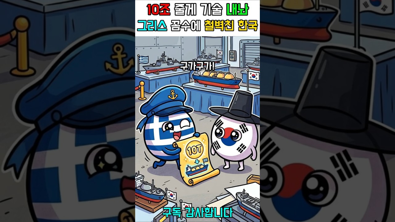 10조 줄게 기술 내놓으란 그리스 꼼수에 철벽친 한국 조선소의 위엄#조선업 #LNG