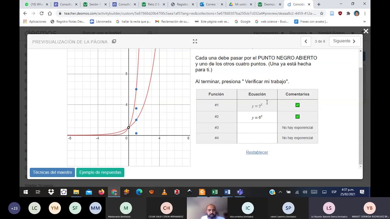 ¿Cómo planear una clase en DESMOS?