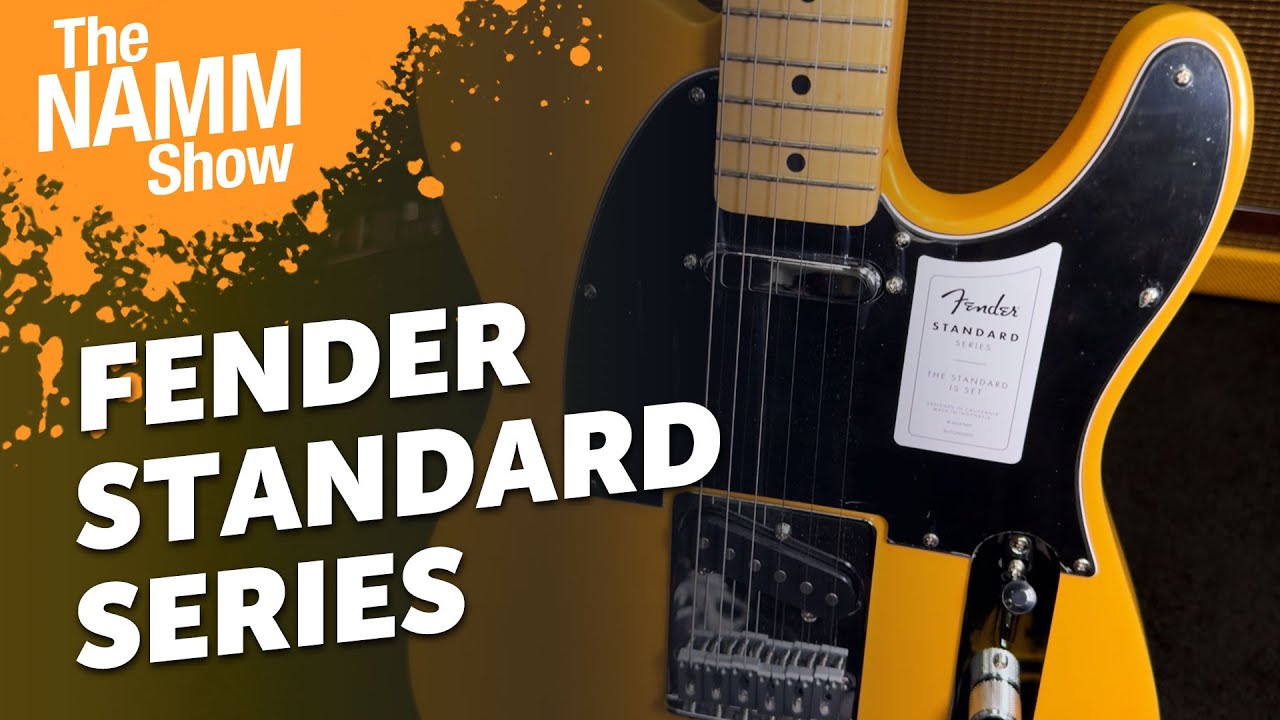 Fender Standard Series Telecaster & Stratocaster | Overview & Sound Demo | NAMM 2025