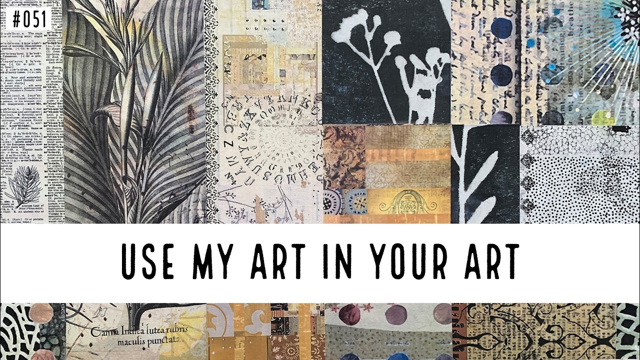 Using My Old Art to Make New Art - Do These Printable Papers Work?