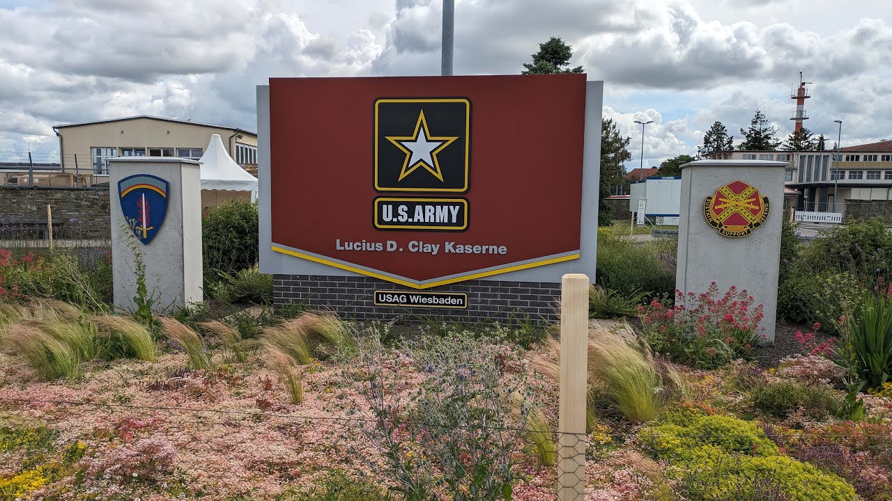 Wiesbaden Army Airfield ETOU 2024  Висбаден военный аэродром  USA