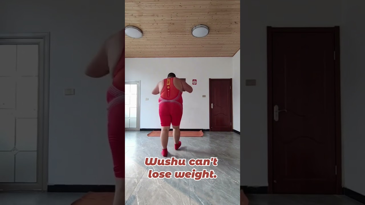 You can't lose weight by practicing martial arts. #kungfu